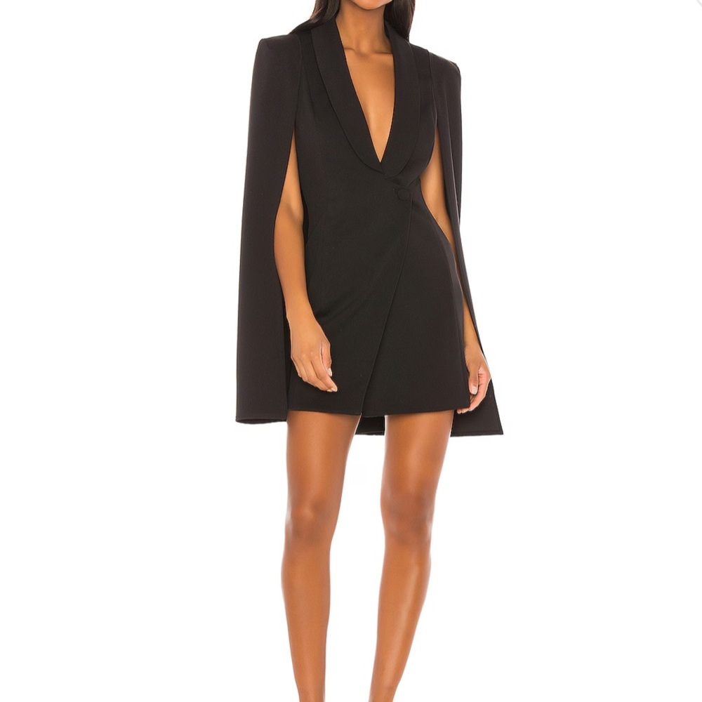 Katie May Boss Lady Mini Cape Dress Size XS